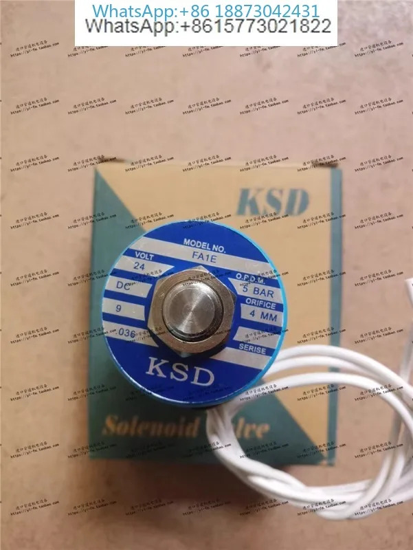FA1E-DC24V 솔레노이드 밸브 대만 KSD 오리지널 1 인치 1/8 내부 스레드 스테인레스 스틸