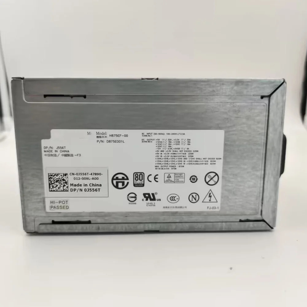 DELL T5500 워크스테이션 전원공급장치 H875EF-00 D875E001L 0J556T용