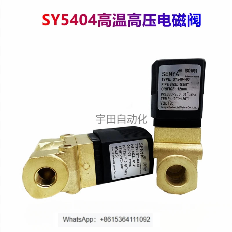 고압 솔레노이드 밸브 SY5404-02/03 SY5404-04AC220/DC24V 5MPA50KG 고온