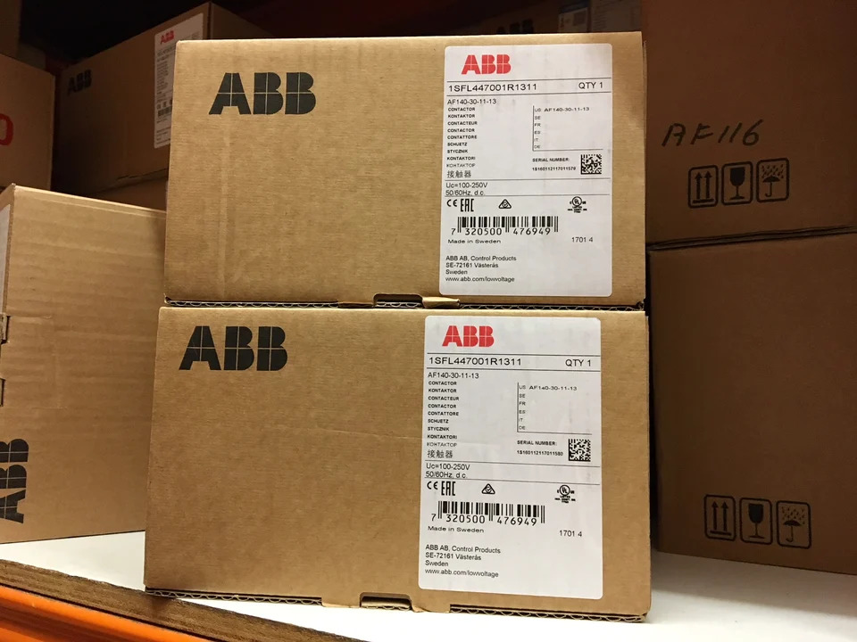 ABB 접촉기 AF140- 30-11-13 100-250VAC/DC AC 공유 오리지널