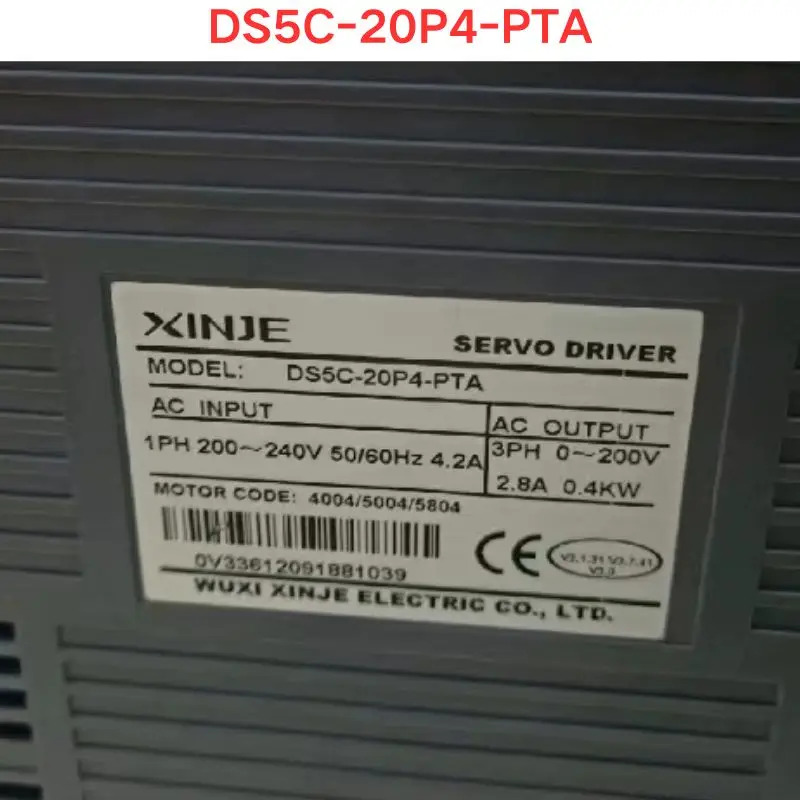 리퍼 Xinjie 서보 드라이버 DS3-20P1-PQA 기능 정상