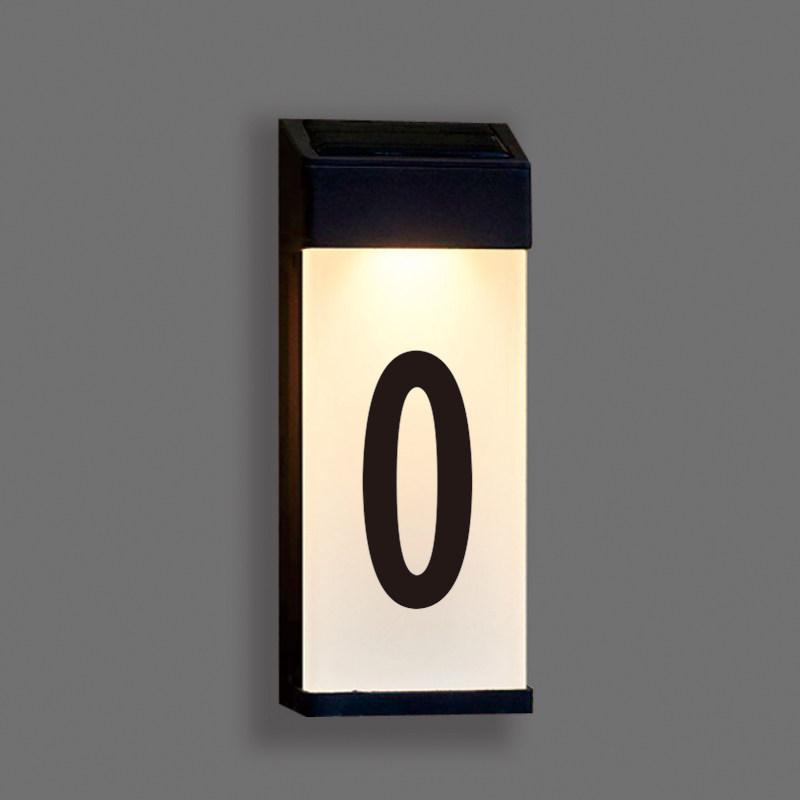 LED 객실 호실판 넘버 호수 팬션 호텔 방번호 세대 번호 0 20x8cm - 상품 이미지