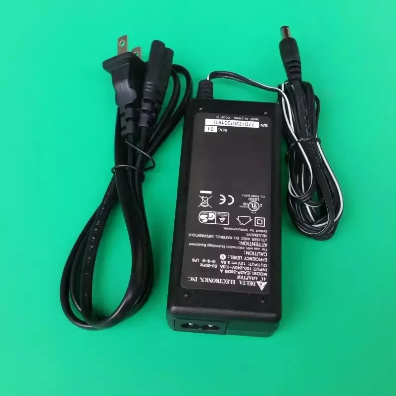 대만 D-elta 전력 변압기 12V3A 모니터링 전원 어댑터 디스플레이 전원공급장치 12V5A2PCS