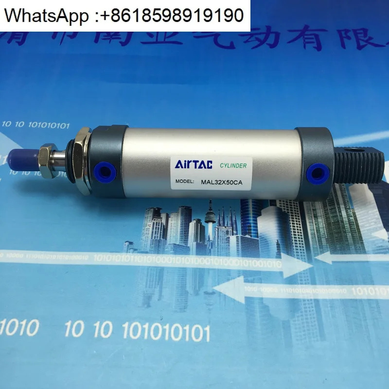 MAL32X25CA/20CA MAL32X50CA MAL32X75CA MAL32X100CA MAL32X50 AIRTAC 알루미늄 합금 미니 실린더 MAL 시리즈 공압 부품