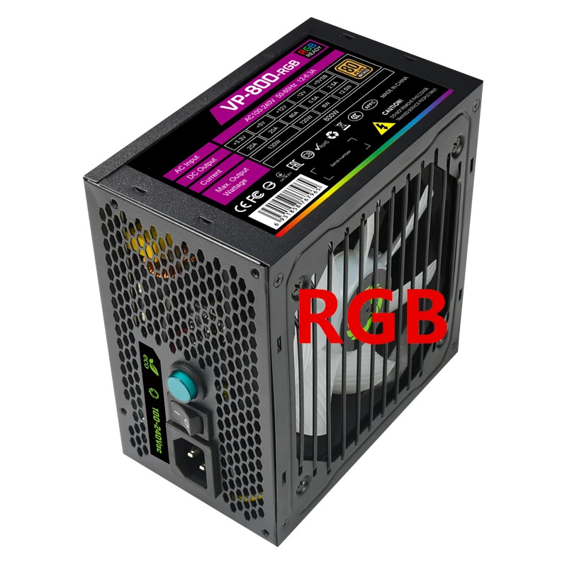 GameMax 800W 700W 600W 500W 450W 전원공급장치 VP-800-RGB VP-700-RGB VP-600-RGB VP-500-RGB VP-450-RGB 새 원본