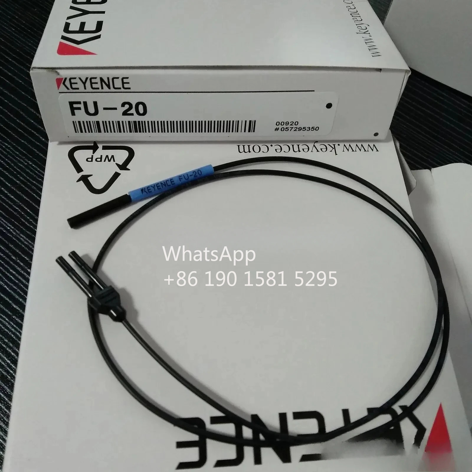 KEYENCE FU-20 광섬유센서 FU20 케이블 내 새