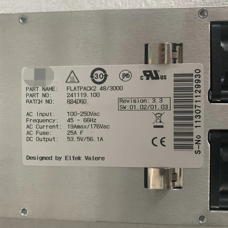 통신 전원공급장치 정류기 모듈 FLATPACK2 48/3000 고효율 48V 3000W