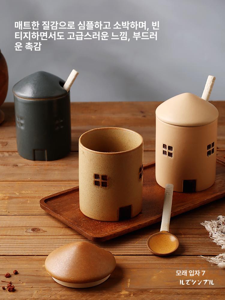 밀폐 양념통세트 간장병 사각 소금 스푼 소스병 소스통 흐르지않는 기름병 용기 - 상세 이미지 3