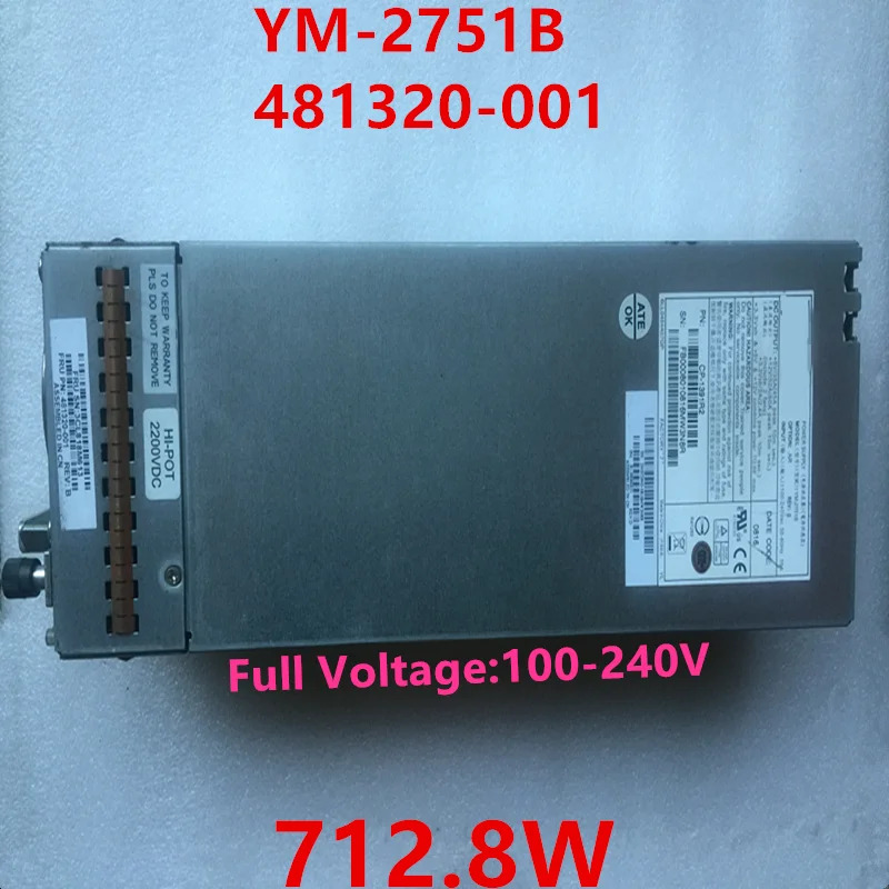 hp호환 MSA2000 P2000G3 CP-1391R2 712.8W 전원공급장치 YM-2751B 481320-001 PSU
