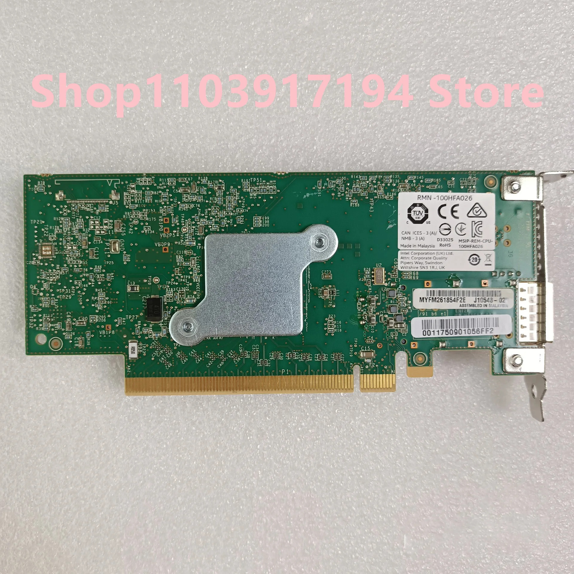 100G 네트워크 적응 OPA 카드 100HFA016LS 3.0X16 100HFA026 MYFM261854F2R