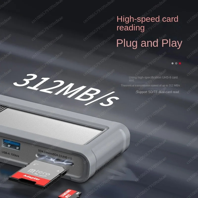도킹 스테이션 허브 컨버터 USB-C 스플리터 별도 8 1 PD 스플릿 usb3.2