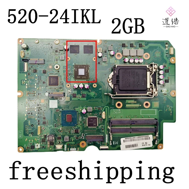 01LM146 Lenovo호환 520-24IKL AIO 마더보드 LA-E881P DCA01 LGA 1151 DDR4 메인보드 완전 작동 리퍼