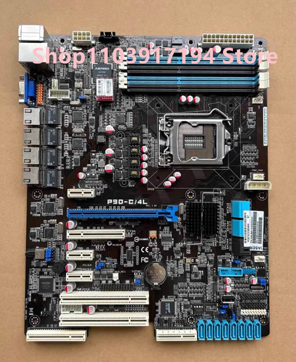 ASUS호환 P9D-C/4L 단방향 서버 마더보드 1150 핀 지지대 E3V3 시리즈 CPU