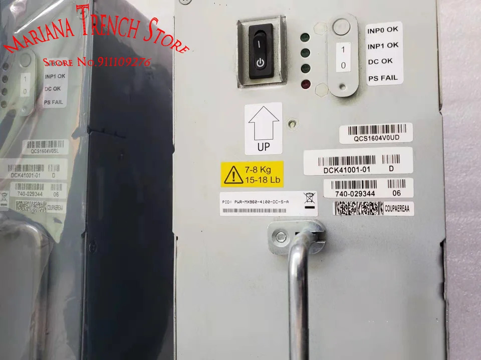 Juniper MX960 PWR-MX960-4100-DC DCK41001-01 4100 WATTS DC-DC 전원공급장치 자원 부족 구매 전