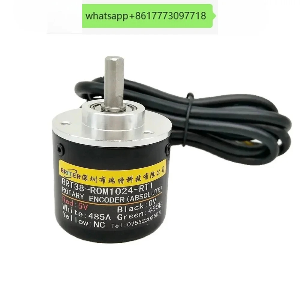 BRT38-ROM1024-RT1 절대 인코더 1024ppr 10비트 RS485 단일 트루 각도 측정