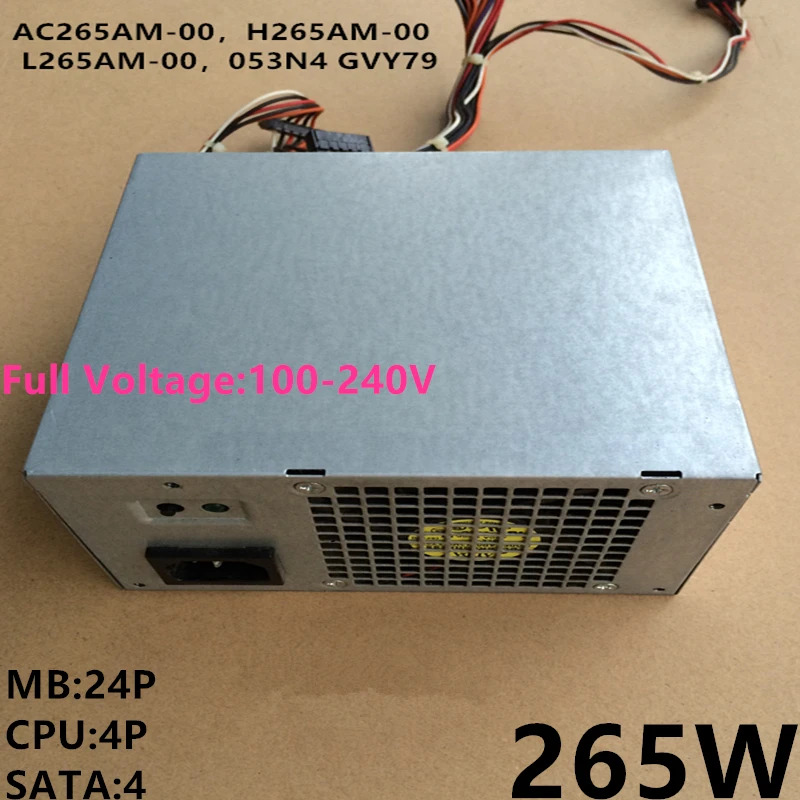 델 390 790 990 9010MT T1600 7010 3010 265W 전원공급장치 AC265AM-00 H265AM-00 L265AM-00 L265EM-00 GVY79 PSU