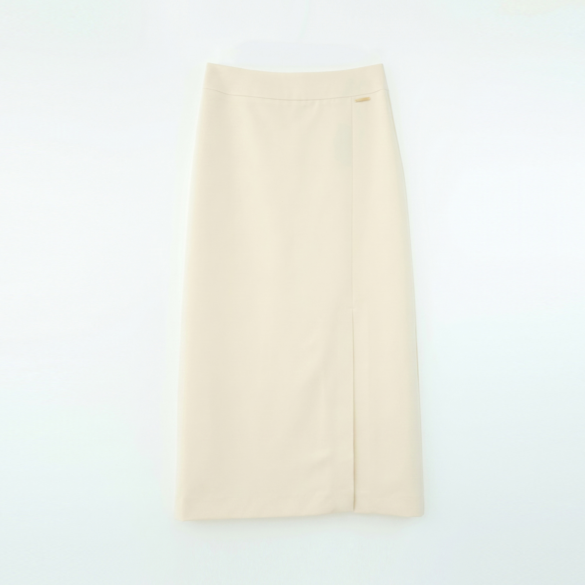 프론트 슬릿 H 하이웨스트 롱 스커트 (CREAM, 3 SIZE) - 상세 이미지 2