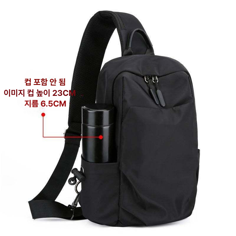 메신저백 남성 대용량 크로스백 캐주얼 옥스퍼드 트렌디 백팩 가슴가방 - 상세 이미지 2