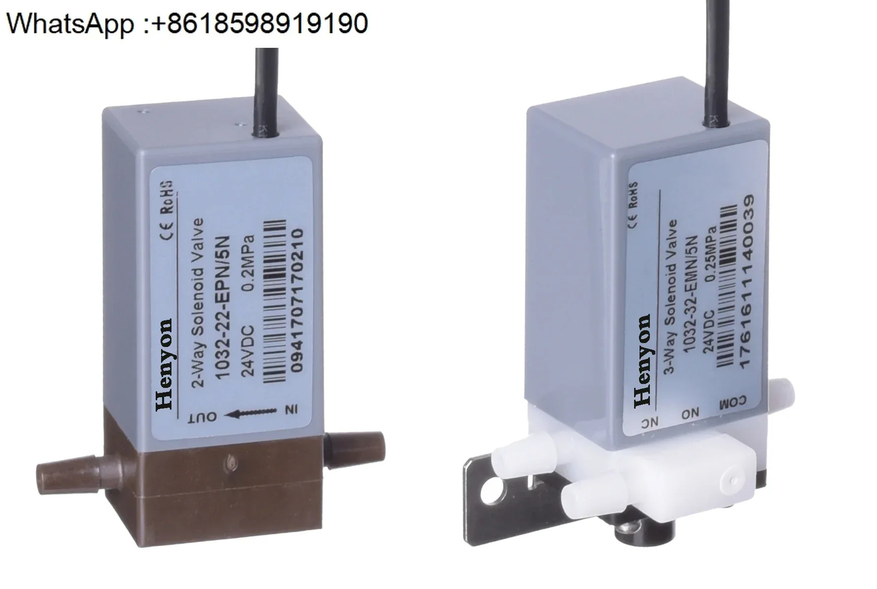 고압 다이어프램 솔레노이드 밸브 1012-22-TFU/5N 압력 저항 0.8MPa/1.5MPa