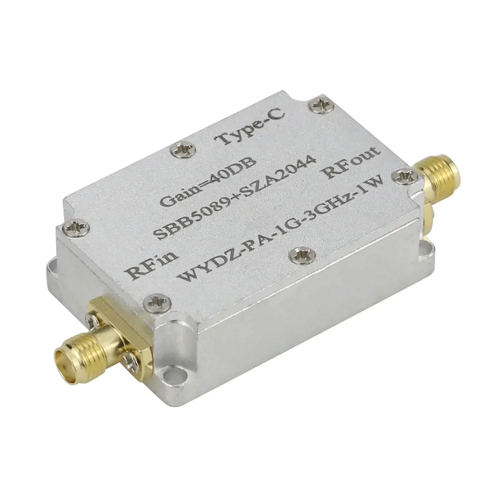 202540DB WYDZ-PA-1G-3GHz-1W SBB5089SZA2044 단방향 마이크로파 전력 증폭기 RF 모듈