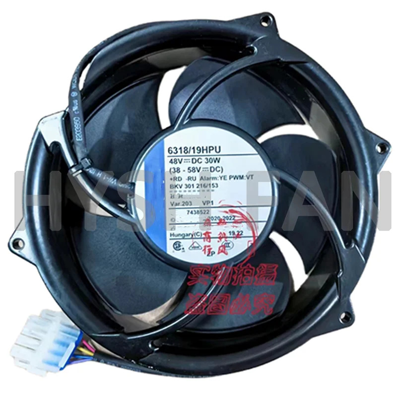6318/19hp호환U 48V 30W IP68 BKV301216/153 냉각팬