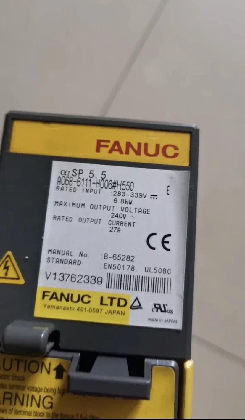 A06B-6111-H006를 어로 번역해주세요 CNC 기계H550 Fanuc 서보 드라이브 증폭기 모듈 리퍼 완료