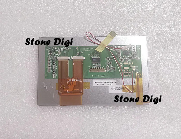 오리지널 등급 A  LCD 디스플레이 스크린 패널 AM800480R3TMQWTAAH 800480R3-A1 Rev.A 7.0 인치