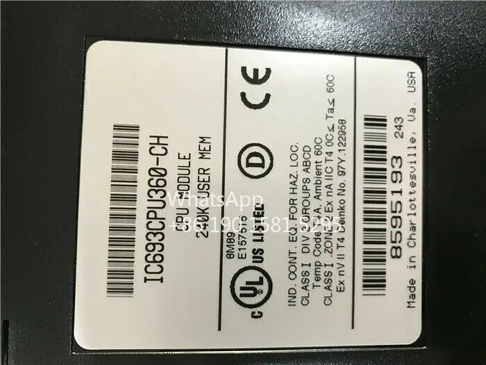 GE Fanuc CPU 모듈리퍼되는 IC693CPU360-CH