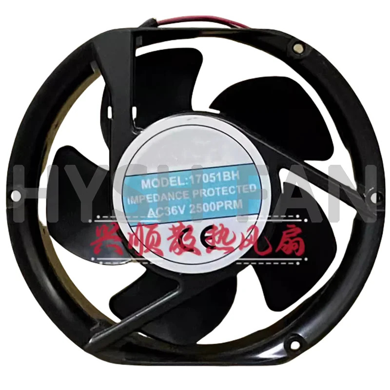 타원형 냉각팬 17051BH AC36V 2500RPM 신