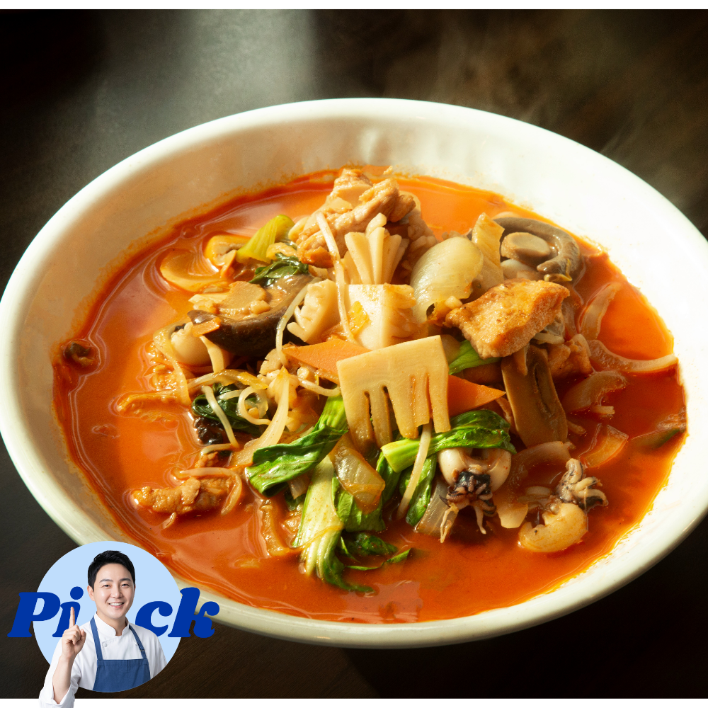 불맛폭발 해물 듬뿍 삼선짬뽕 볶음짬봉 2인분세트 진짜불맛 중화면 포장 - 상품 이미지