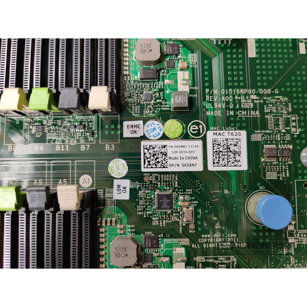 DELLPoweredge T620 서버 마더보드0658N7 2CD1V 3GCPM G1CNH 리퍼