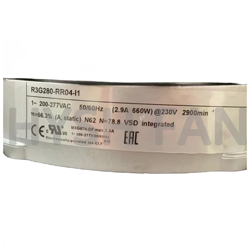 R3G280-RR04-I1 철도특수 냉각팬 200-277V