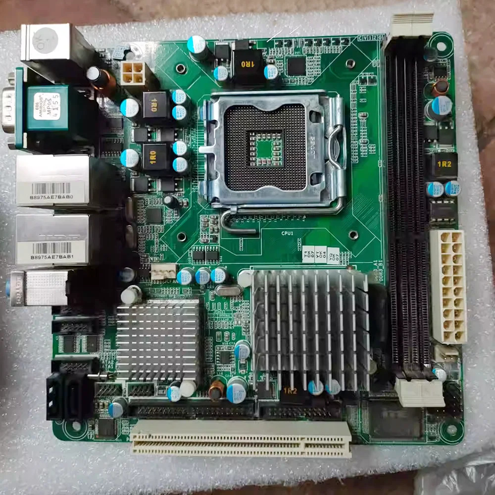 Axiomtek Sys76841Vgga 듀얼 네트워크 포트 G41 다직렬 포트Mini-Itx Morherboard
