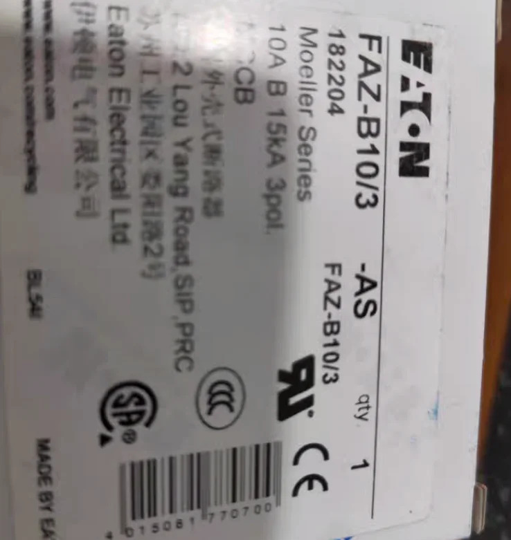 EATON 회로차단기 FAZ-B10/3 신