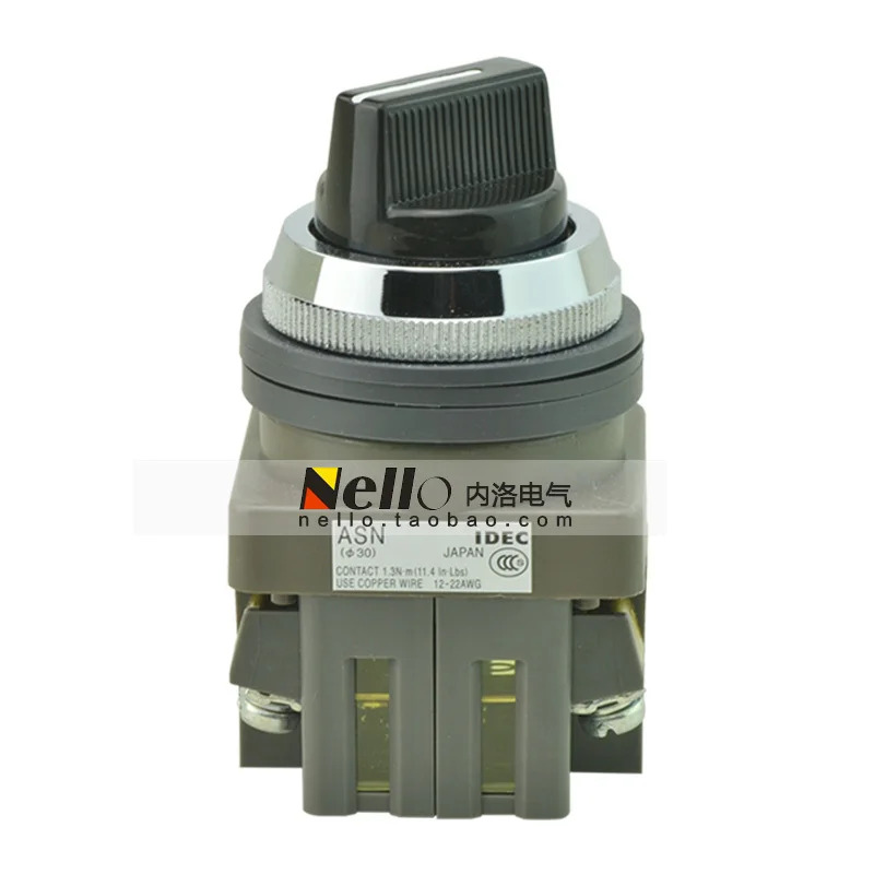 이즈미 IDEC 리셋 유지 노브 30mm 3 단 선택 스위치 ASN210N ASN211N ASN2220N ASN2222N