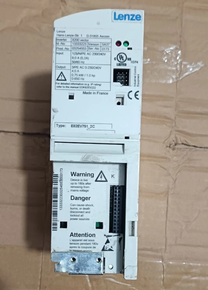 8200 벡터 E82EV751-2C 컨버터 신