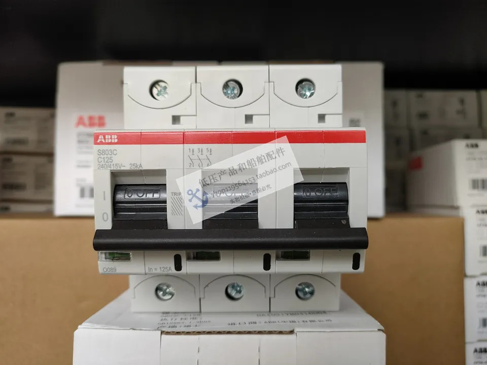 오리지널 ABB 회로차단기 S803C-B125/S803C-C125 신