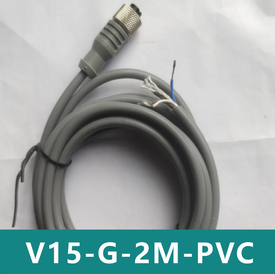 V15-G-2M-PVC 오리지널 초음파 센서 연결 와이어 신