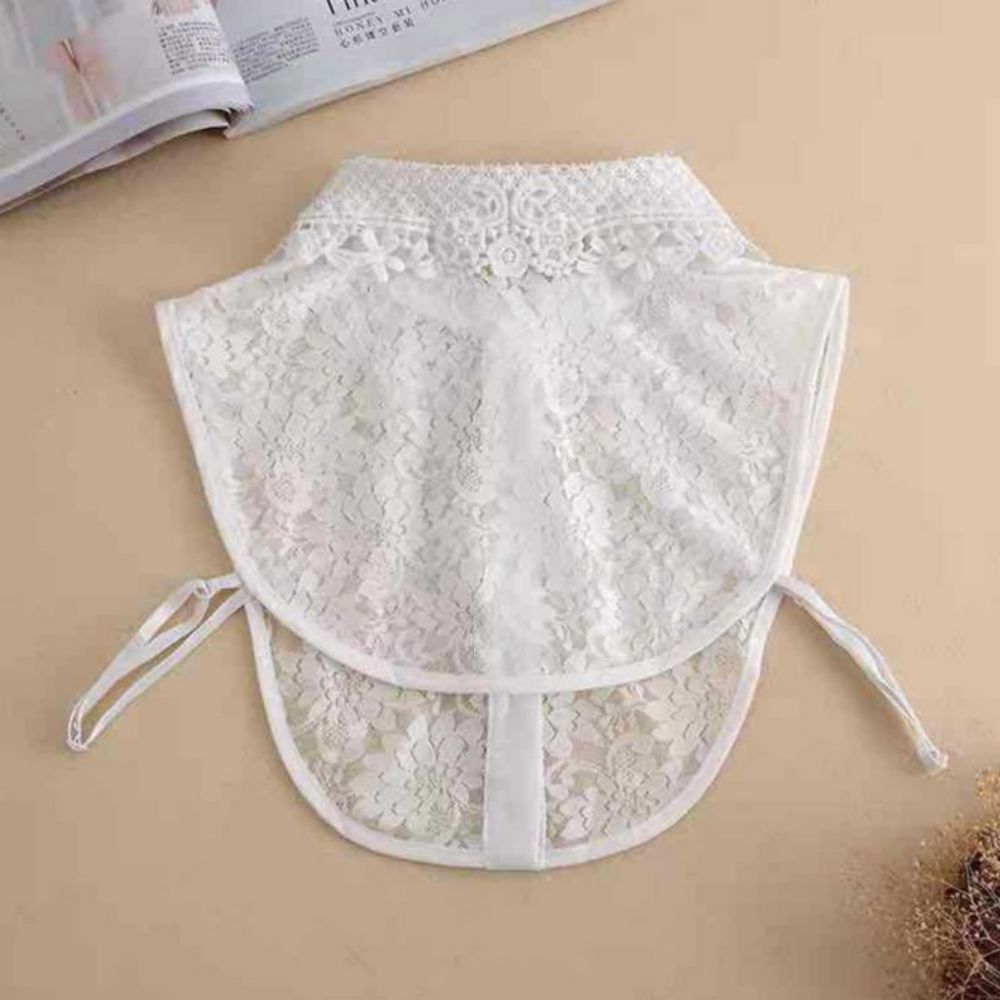 목레이스카라 프릴페이크카라 여성페이크 탈부착 넥 이미지 8