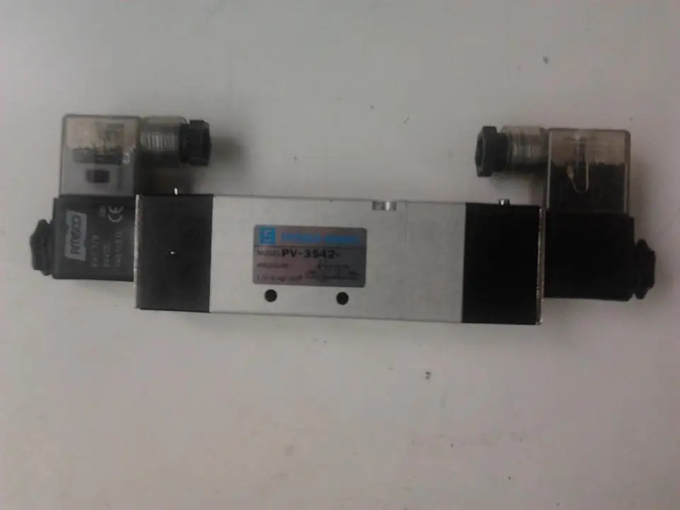 POSU 공압 솔레노이드 밸브 PV-2521 PV-3542 DC24V AC220V AC110V