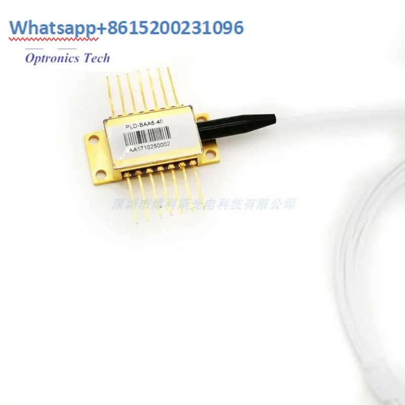 TEC 냉각기가 단일 모드 광섬유 결합 펌핑 레이저 974nm 14핀 400mW