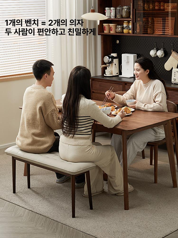 긴 패브릭 벤치의자 스툴 벤치체어 카페의자 라운지 벨벳 벤치형 디자인체어 카페가구 - 상세 이미지 2