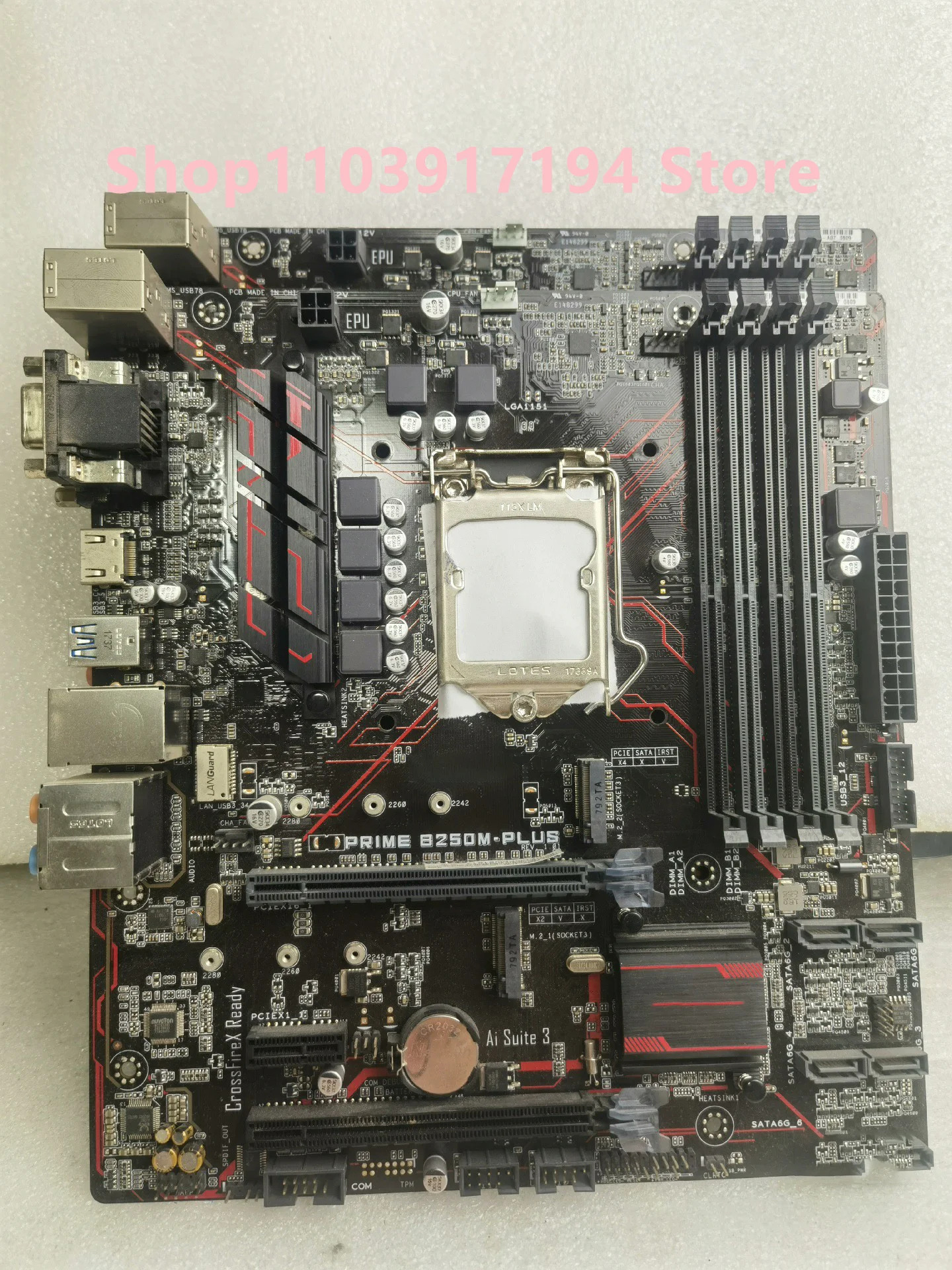 ASUS호환 프라임 B250M-PLUS 마더보드원피스