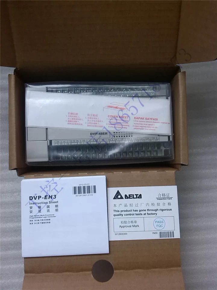 대만 델타 PLC 호스트 DVP48EH00T3 DVP48EH00R3 포장