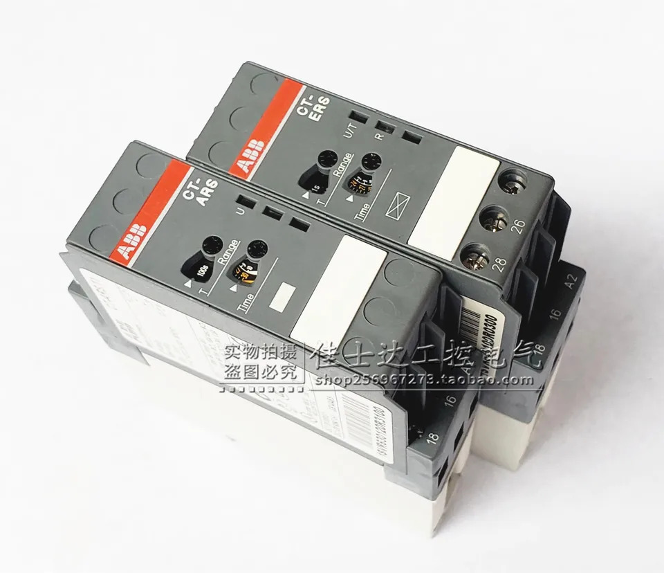 오리지널 ABB 타임 릴레이 CT-ARS.11 24-240V AC/DC 1SVR630120R3100