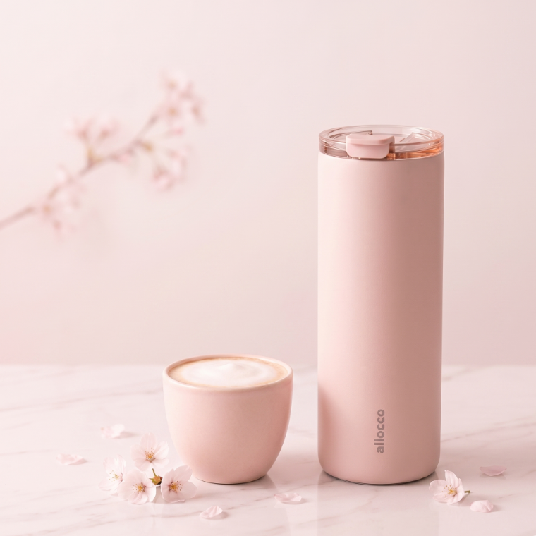 도자기 텀블러 차량용 텀블러 세라믹 텀블러 빨대 텀블러 알로꼬 600ml