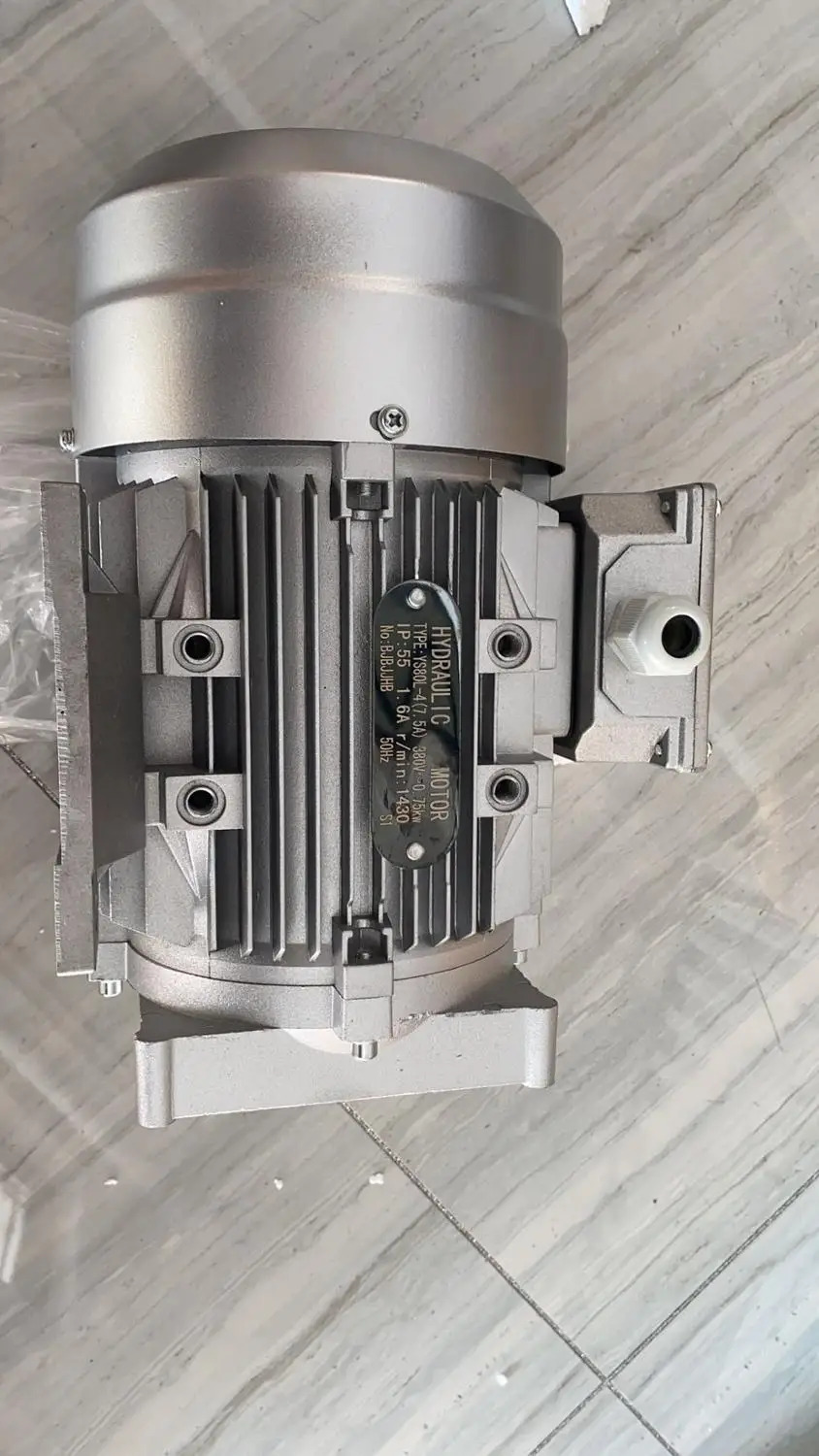 유압 오일 펌프특수 모터 YS80L-47.5 380V 0.75KW IP55 1.6A R/min 1430