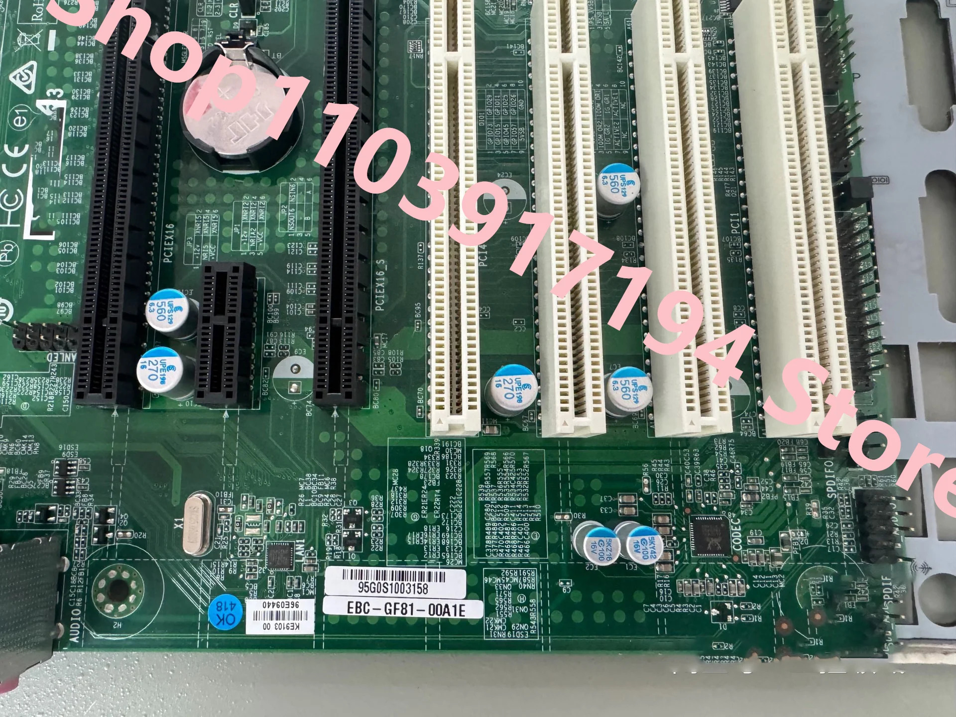 Advantech 산업제어 마더보드 GF81-00A1E 더블 네트 포트 EBC-GF81-00A1E