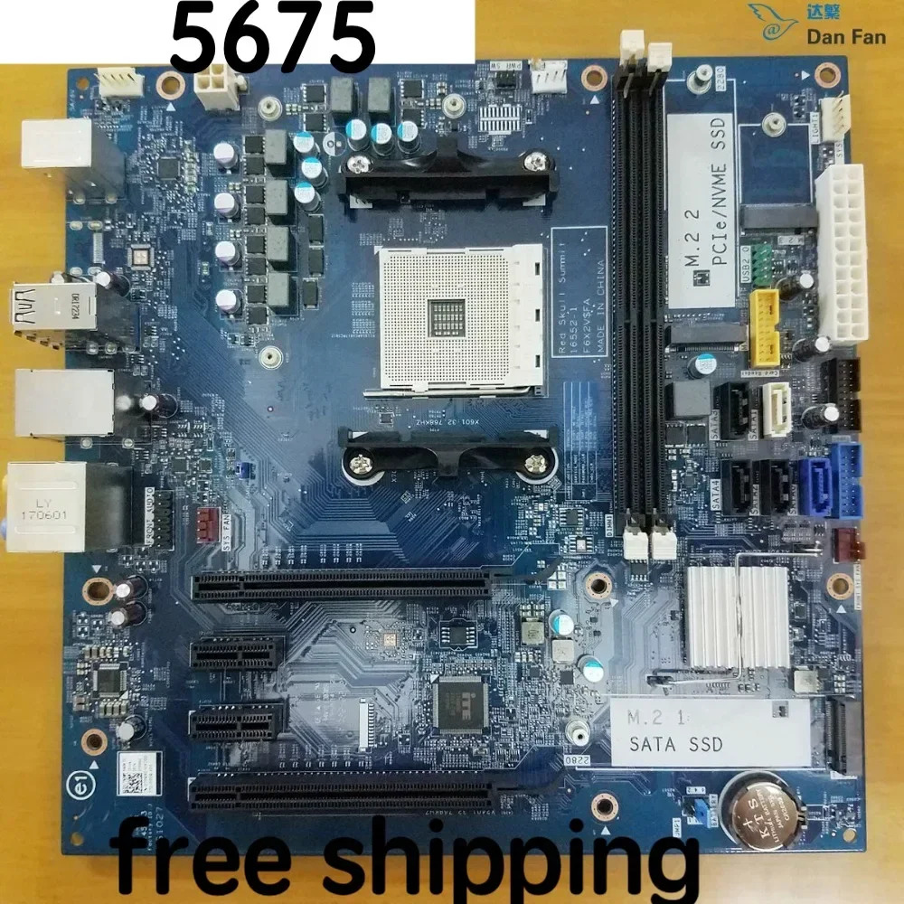 DELL MAX 5675 마더보드 X370 DDR4 16552-1 F6X2V FA 메인보드완전 작동 리퍼