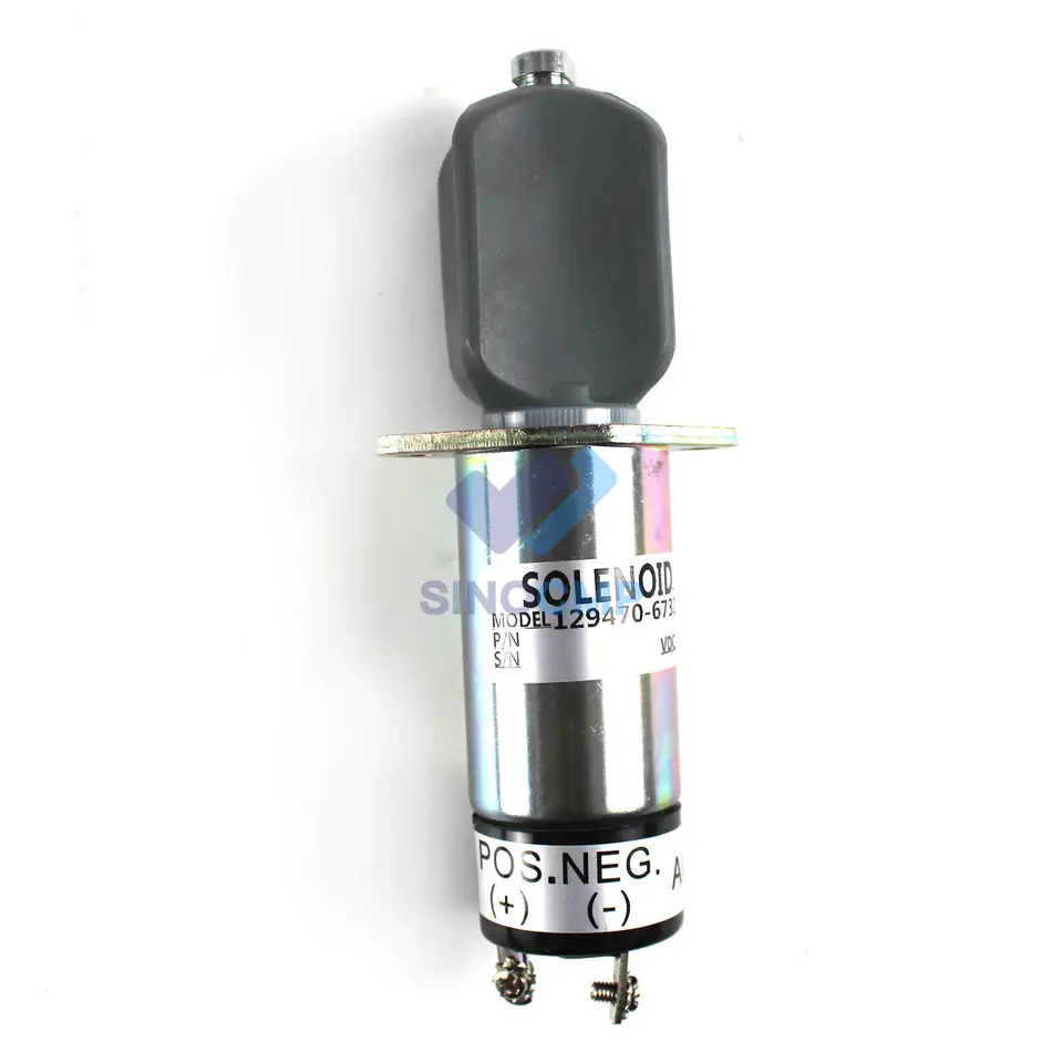 Yanmar 디젤정지 솔레노이드 129470-67320 1502-12D6U1B1S1A 12V